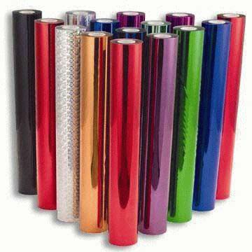 Textile Hot Stamping Foils, For Industrial, Pattern : Plain