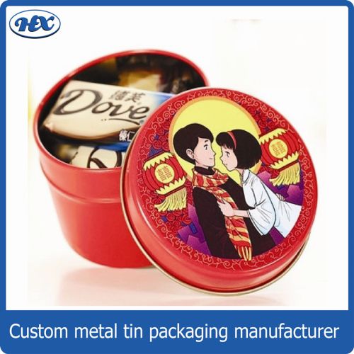 Metal Food Tin Box, Brand Name : OEM/ODM for Chocolate