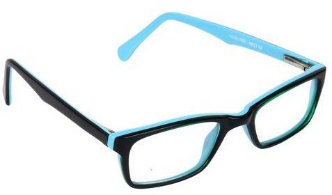 Coated Kids Acetate Spectacle Frame, For Optical Use, Pattern : Plain