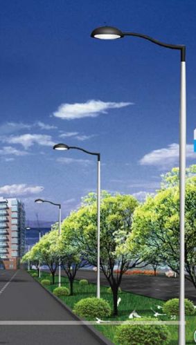 Aluminum Single Arm Street Light Pole, Thickness : 3.5mm