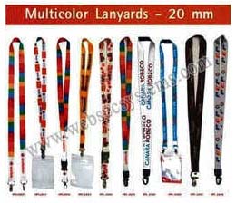 Printed Multicolor Lanyards, Size : 10inch, 12inch, 14inch, 16inch, 18inch, 20inch