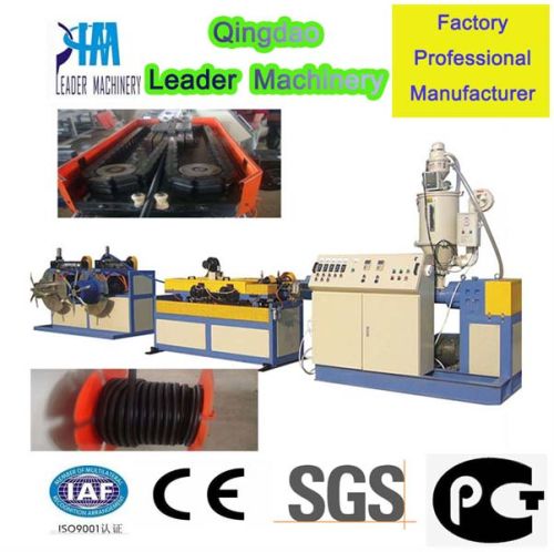 PVC Single Wall Corrugated Pipe Production Line