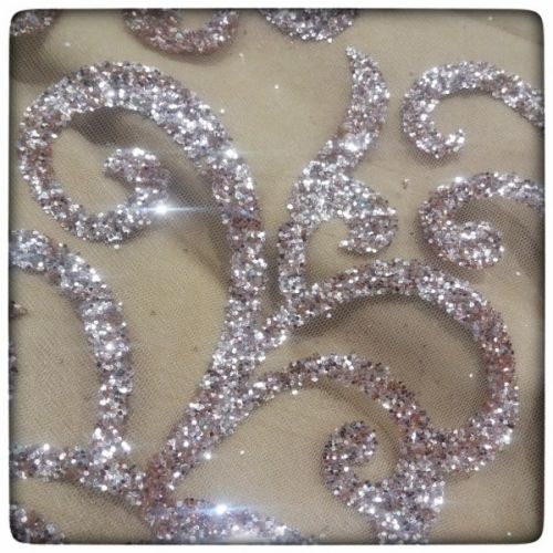 Glitter Net, Color : Beige