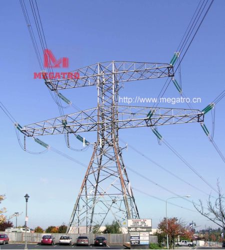 Single Power Transmission Tower