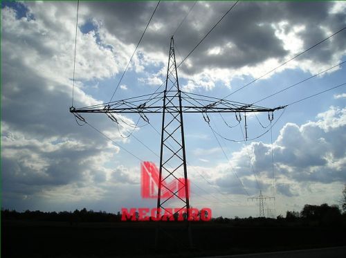 Power Line Steel Tower