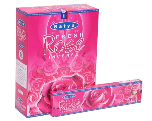 20 Gm Satya Fresh Rose Incense Sticks