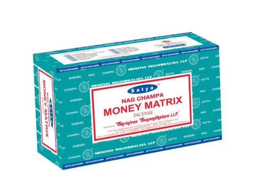 Satya Nag Champa Money Matrix Incense Sticks