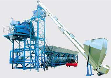 Pan Mixer Batching Plant