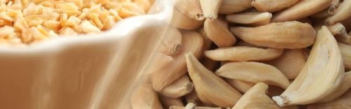 Dehydrated garlic