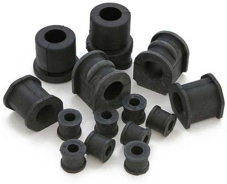 NR NBR EPDM SILICON Polished Plain Rubber Bushes, Size (Inches) : 5-10 Inches