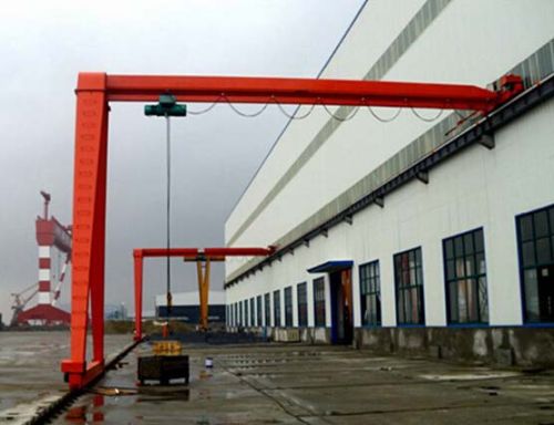 Top Quality Single Girder Semi Gantry Crane