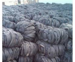 Rubber Radial Tyre Scrap, Color : Black for Recycle