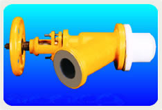 High Pressure MS Teflon Lined Flush Bottom Valve, For Industrial, Size : 3x2, 4x3, 6X4