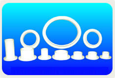 Polished PTFE Nozzle Bushes, Shape : Round