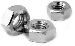 Metal Hex Nuts, Color : Silver