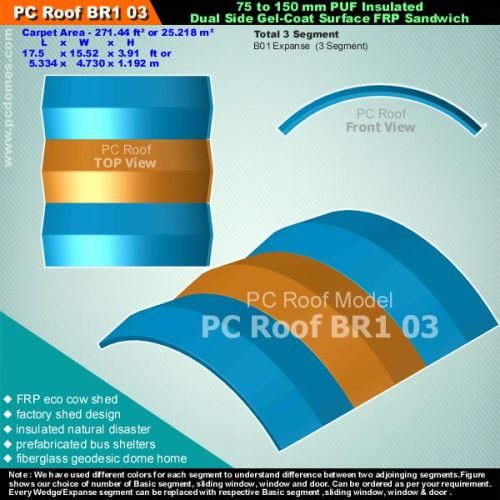 Puf Insulated Roofing FRP Sheets