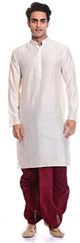 Mens Pure Silk Kurta