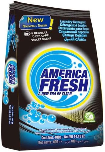 America Fresh Powder Laundry Detergent Dark Care Bag