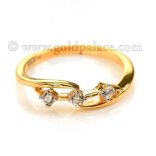 Diamond ring, Packaging Type : Yellow white