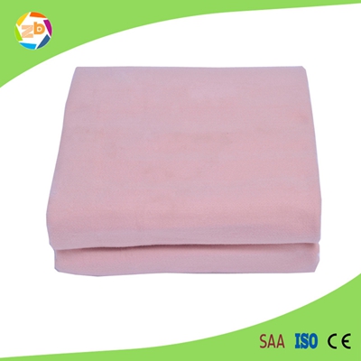 Pink Polyester Electric Blanket