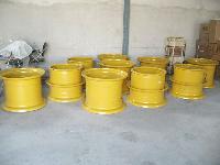 Polished Steel Construction Machinery Spare Parts, Color : Yellow