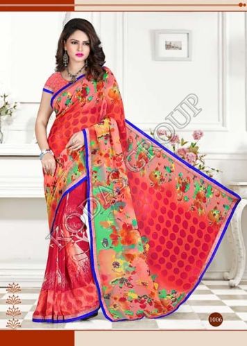 Georgette Fancy Sarees, Age Group : 18 To 60