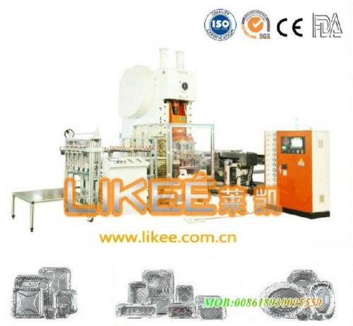 Aluminum Foil Container Machine, Packaging Type : white &orange