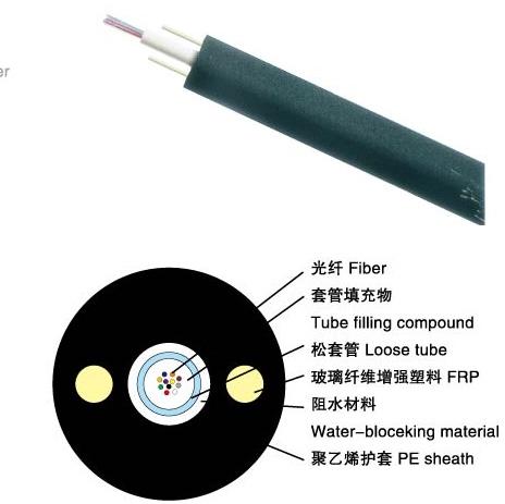 Unitube Non-metallic Non-armored Optical Fiber Cable