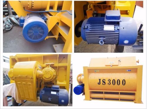 Competitive Price JS3000 Concrete Mixer Js3000 Forced Type Twin Horizontal Shafts Automatic Cement C
