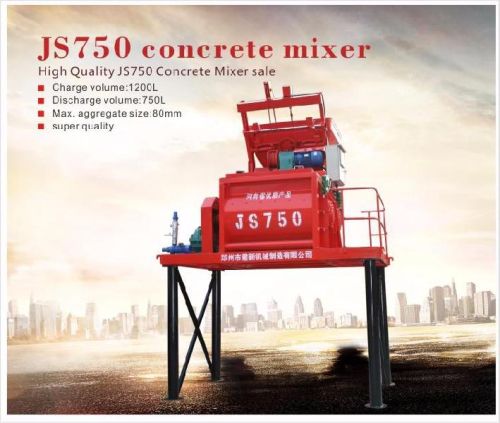 Hydraulic Js750 Electric Automatic Concrete Mixer Equiment