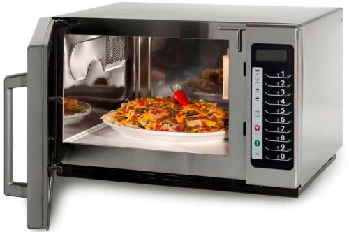 Electric Semi Automatic Aluminium Microwave Oven, For Bakery, Home, Hotels, Restaurant, Voltage : 110V