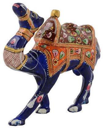 METAL Meenakari Camel, For HOME DECOR, Size : 3'' TO 12''