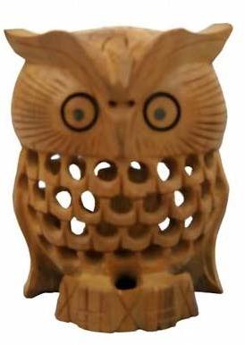 Wooden Owl, For DECORATIVE, Size : 3''