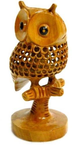 WOODEN TANI OWL, For Home Decor