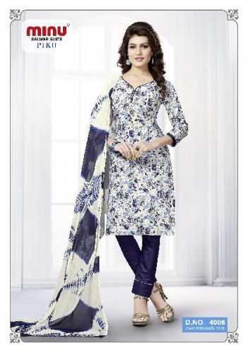 Printed Salwar Kameez, Gender : Female