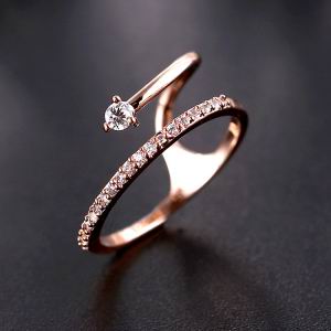 Zircon Copper Ring Gsj0006