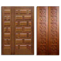 WOODEN PANELED WINDOWS