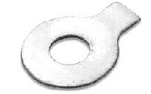 Polished Tab Washers, Color : Silver 0-15mm