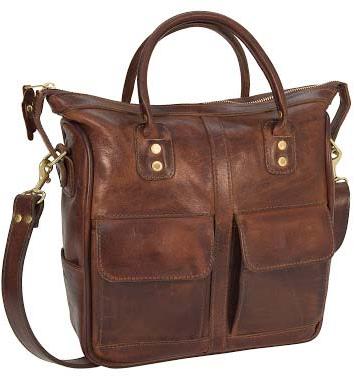 Leather Handbags, For Office, Pattern : Plain