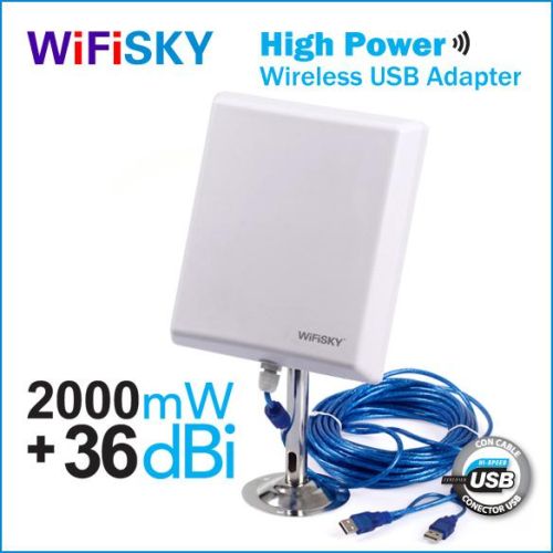 Wifi Antenna 36dbi Outdoor Wifisky 2000mw Rt3070