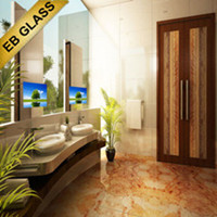 Waterproof Mirror TV Eb Glass Brand