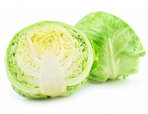 Oval Organic Fresh Cabbage, Color : Green