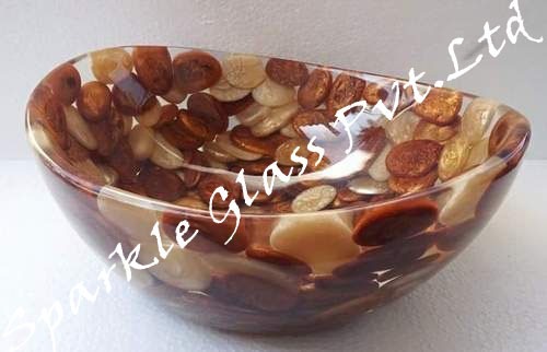 15x21 Resin Bowl Oval, Size : Multisize