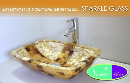 Wooden Resin Wash Bowl Sink, Size : 15x15