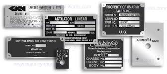 Aluminium Labels, Pattern : Printed