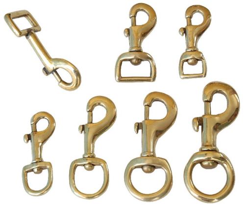 Power Coated Metal Solid Brass Snap Hooks, For Hanging, Technics : Black Oxide, Hot Dip Galvanized