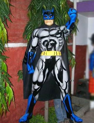 Polished Clay Batman Sculpture, For Garden, Gifting, Home, Style : Antique