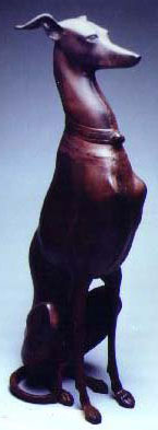 Aluminium Dog Sculpture - Item Code : 2561