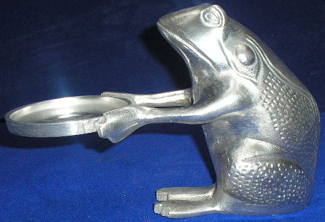 Aluminium Frog Sculpture - Item Code : 3135