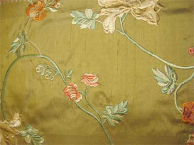 Embroidered Silk Fabric (01)